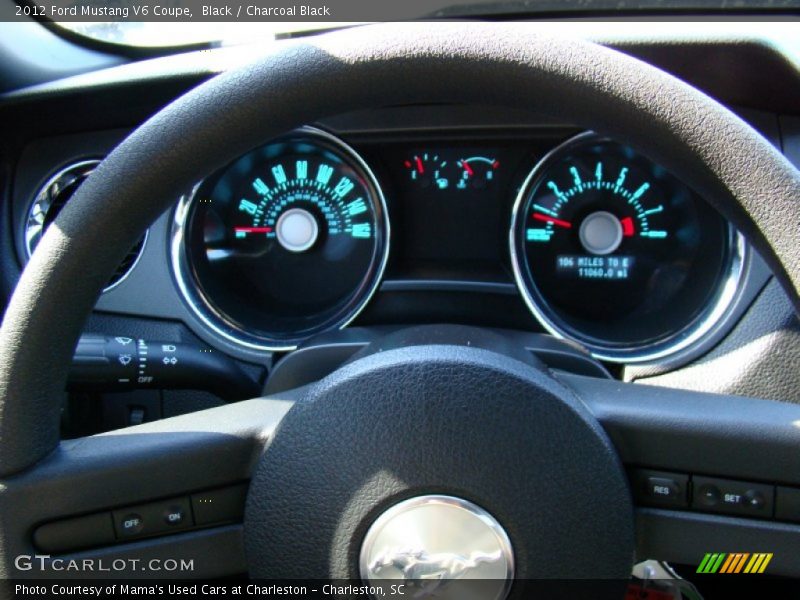 Black / Charcoal Black 2012 Ford Mustang V6 Coupe