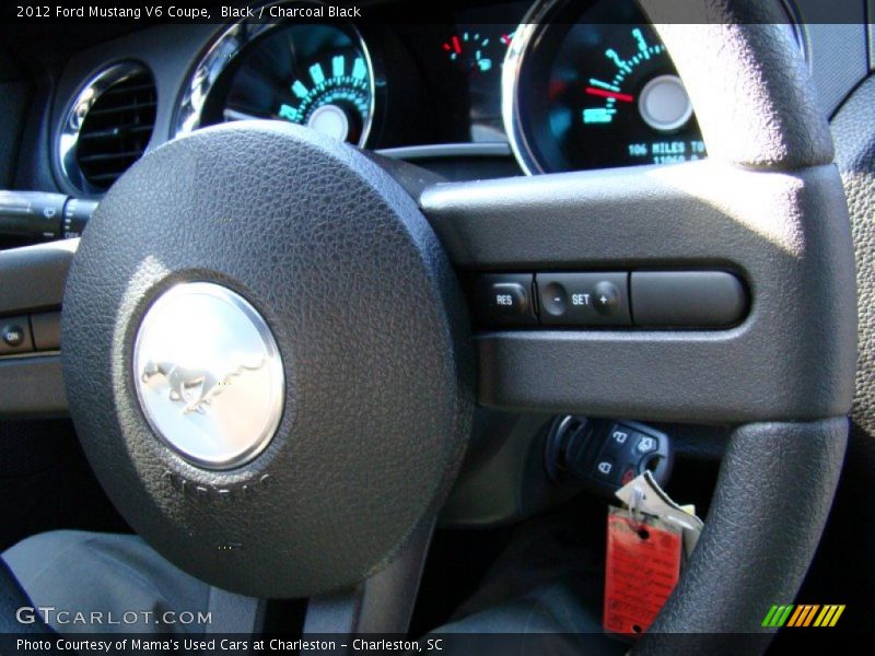 Black / Charcoal Black 2012 Ford Mustang V6 Coupe