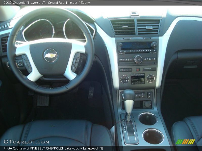 Crystal Red Tintcoat / Ebony 2012 Chevrolet Traverse LT