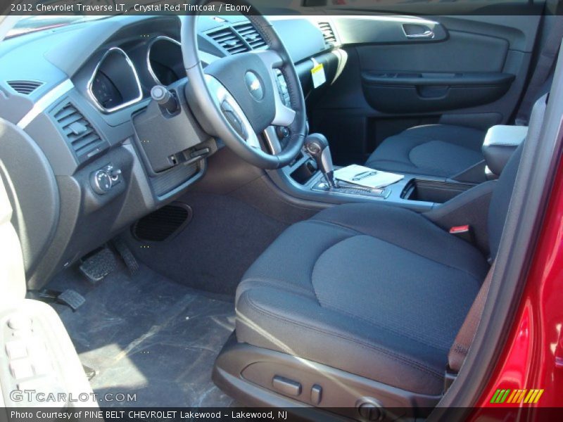 Crystal Red Tintcoat / Ebony 2012 Chevrolet Traverse LT