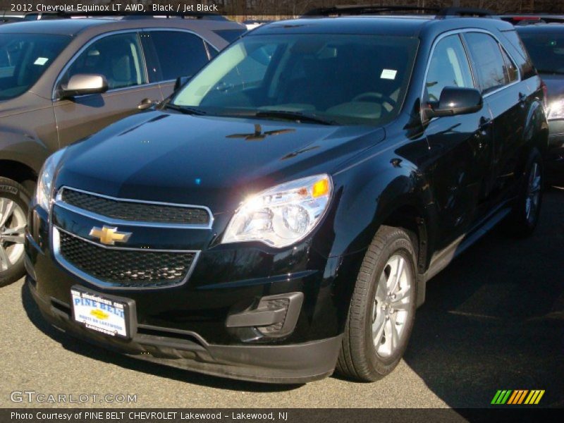 Black / Jet Black 2012 Chevrolet Equinox LT AWD