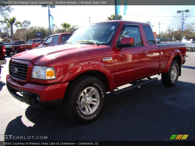 Redfire Metallic / Medium Dark Flint 2008 Ford Ranger Sport SuperCab