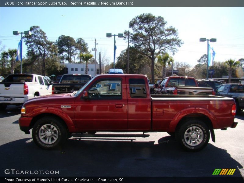Redfire Metallic / Medium Dark Flint 2008 Ford Ranger Sport SuperCab