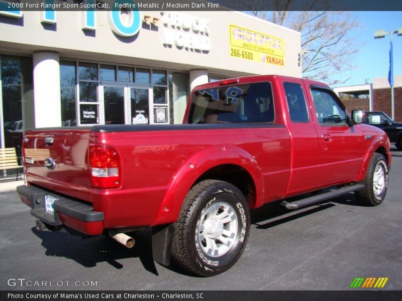 Redfire Metallic / Medium Dark Flint 2008 Ford Ranger Sport SuperCab