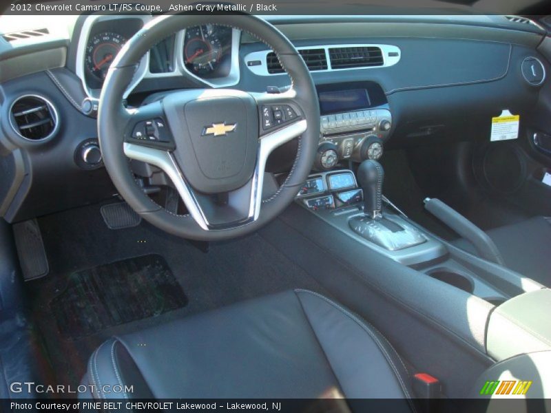 Ashen Gray Metallic / Black 2012 Chevrolet Camaro LT/RS Coupe