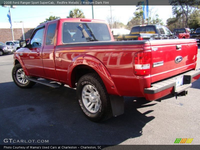 Redfire Metallic / Medium Dark Flint 2008 Ford Ranger Sport SuperCab
