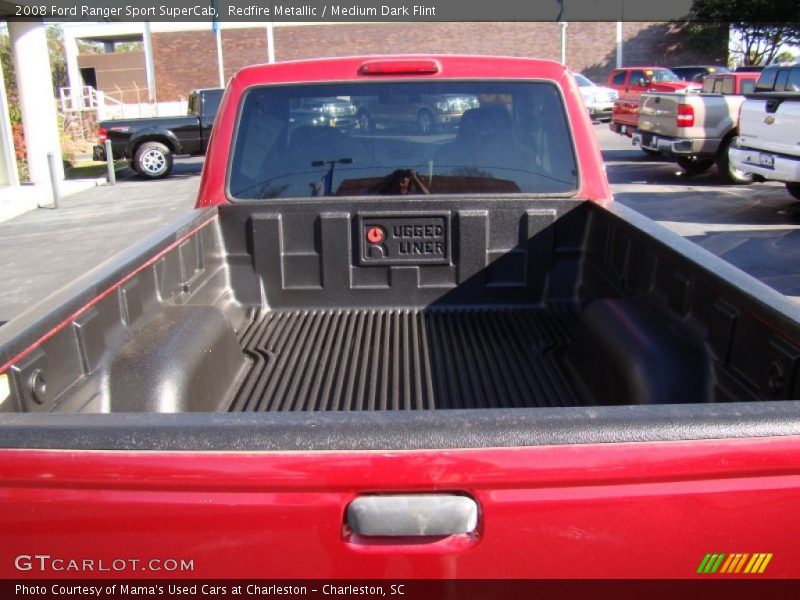 Redfire Metallic / Medium Dark Flint 2008 Ford Ranger Sport SuperCab