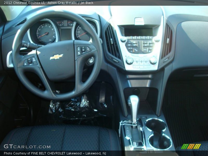 Ashen Gray Metallic / Jet Black 2012 Chevrolet Equinox LS