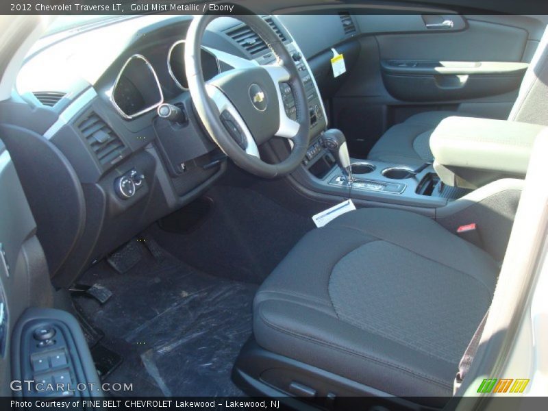 Gold Mist Metallic / Ebony 2012 Chevrolet Traverse LT