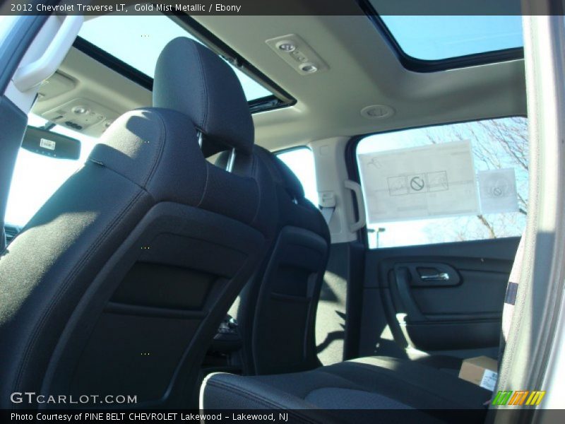 Gold Mist Metallic / Ebony 2012 Chevrolet Traverse LT