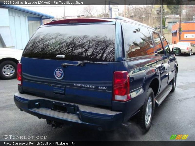 Rip Tide Blue / Shale 2005 Cadillac Escalade ESV AWD