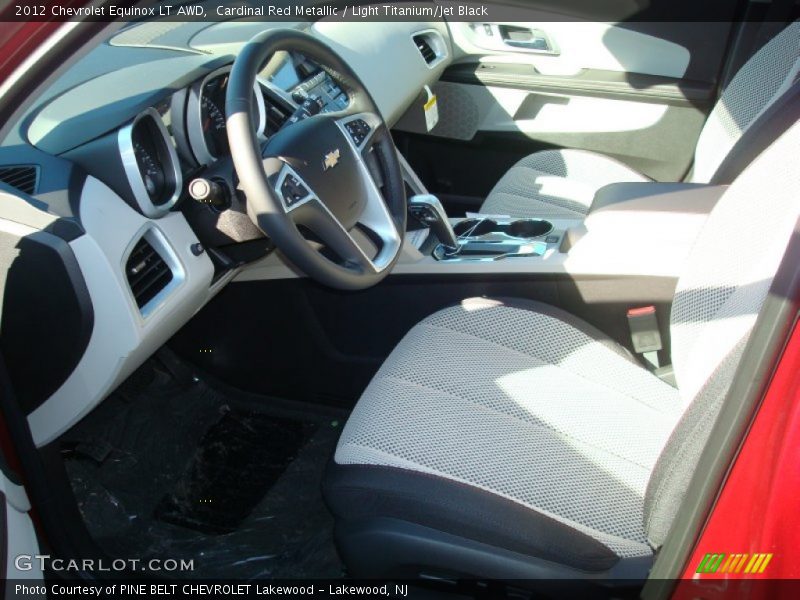 Cardinal Red Metallic / Light Titanium/Jet Black 2012 Chevrolet Equinox LT AWD
