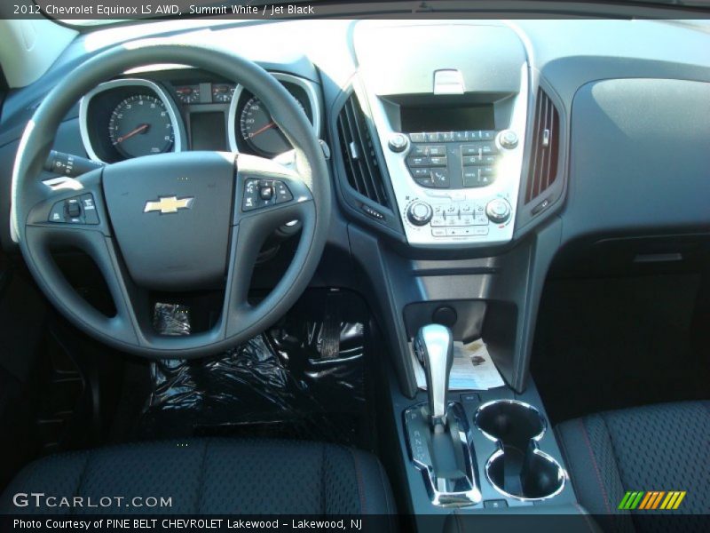Summit White / Jet Black 2012 Chevrolet Equinox LS AWD