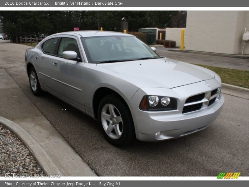 Bright Silver Metallic / Dark Slate Gray 2010 Dodge Charger SXT