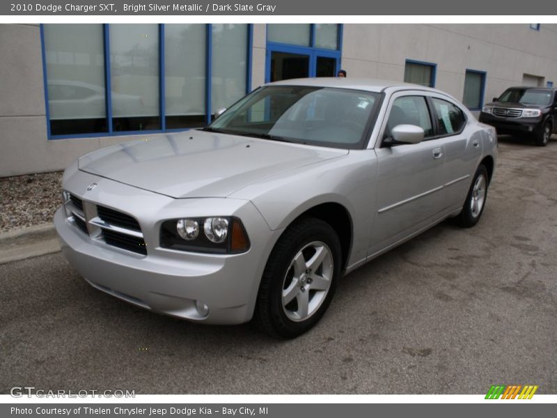 Bright Silver Metallic / Dark Slate Gray 2010 Dodge Charger SXT