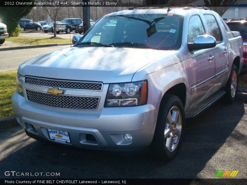 Silver Ice Metallic / Ebony 2012 Chevrolet Avalanche LTZ 4x4