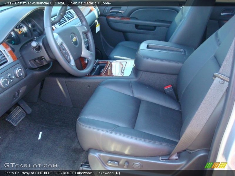 Silver Ice Metallic / Ebony 2012 Chevrolet Avalanche LTZ 4x4