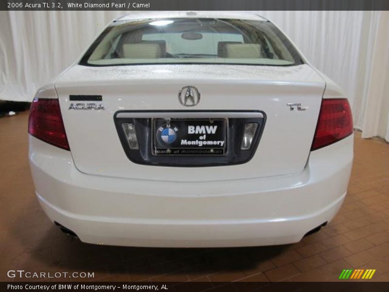White Diamond Pearl / Camel 2006 Acura TL 3.2