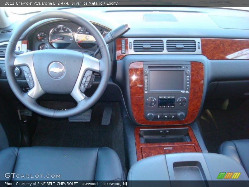 Silver Ice Metallic / Ebony 2012 Chevrolet Avalanche LTZ 4x4