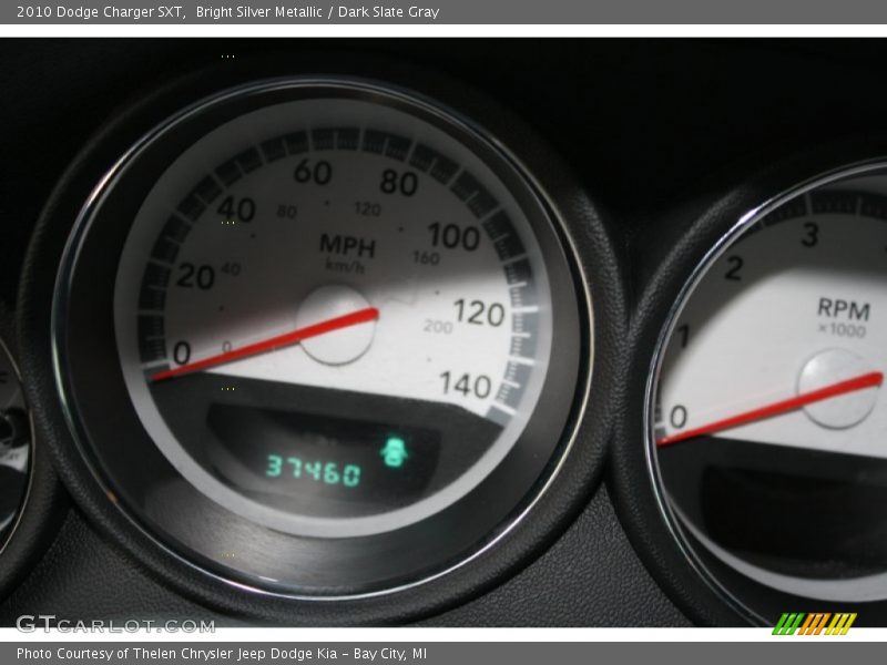 Bright Silver Metallic / Dark Slate Gray 2010 Dodge Charger SXT