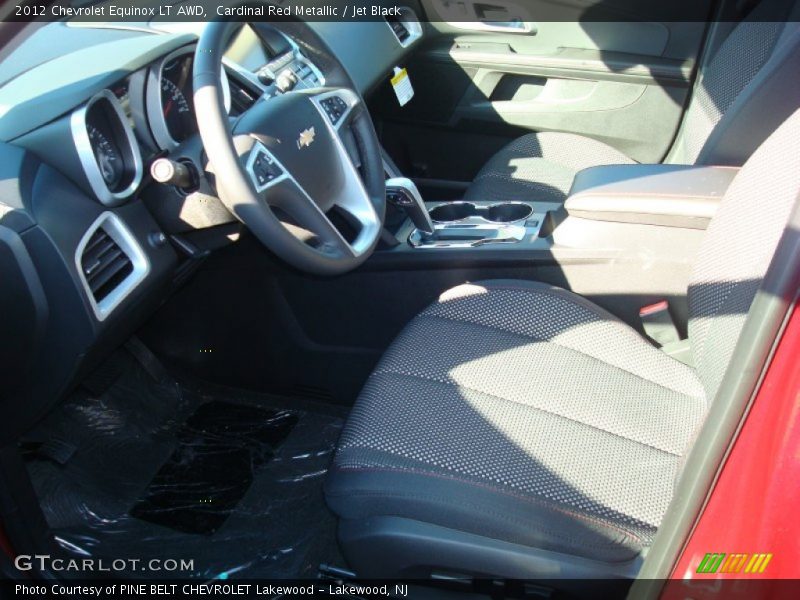 Cardinal Red Metallic / Jet Black 2012 Chevrolet Equinox LT AWD