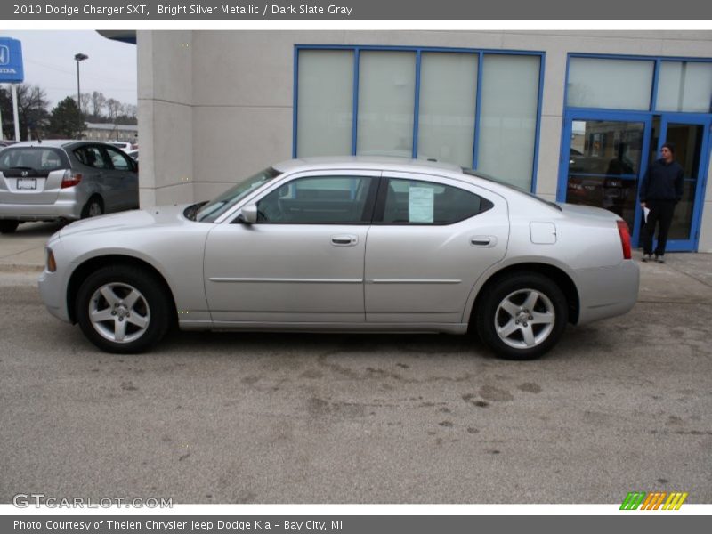 Bright Silver Metallic / Dark Slate Gray 2010 Dodge Charger SXT