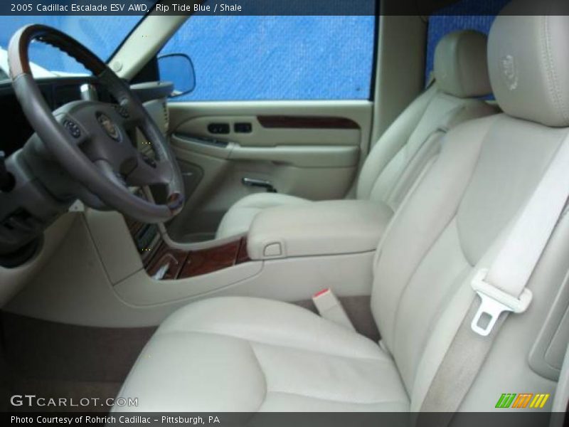Rip Tide Blue / Shale 2005 Cadillac Escalade ESV AWD