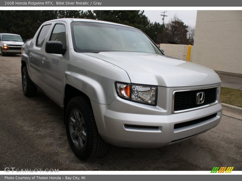 Billet Silver Metallic / Gray 2008 Honda Ridgeline RTX
