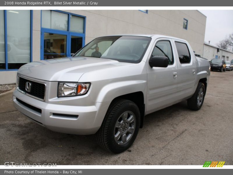 Billet Silver Metallic / Gray 2008 Honda Ridgeline RTX