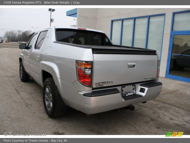 Billet Silver Metallic / Gray 2008 Honda Ridgeline RTX