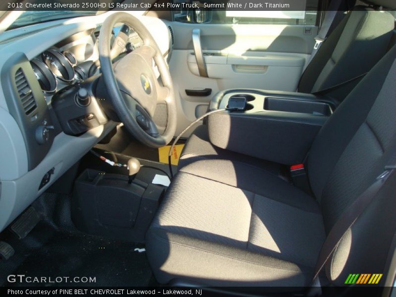 Summit White / Dark Titanium 2012 Chevrolet Silverado 2500HD LS Regular Cab 4x4 Plow Truck