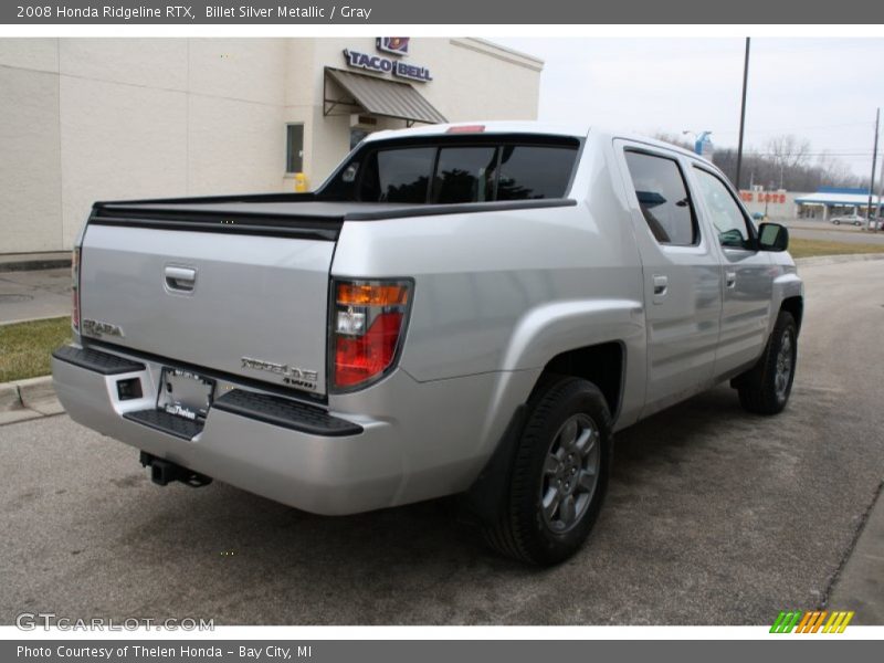 Billet Silver Metallic / Gray 2008 Honda Ridgeline RTX