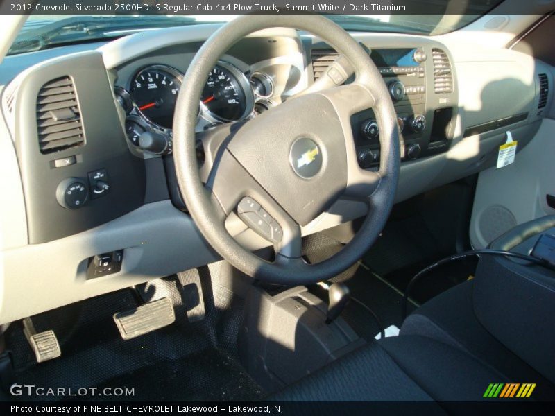 Summit White / Dark Titanium 2012 Chevrolet Silverado 2500HD LS Regular Cab 4x4 Plow Truck