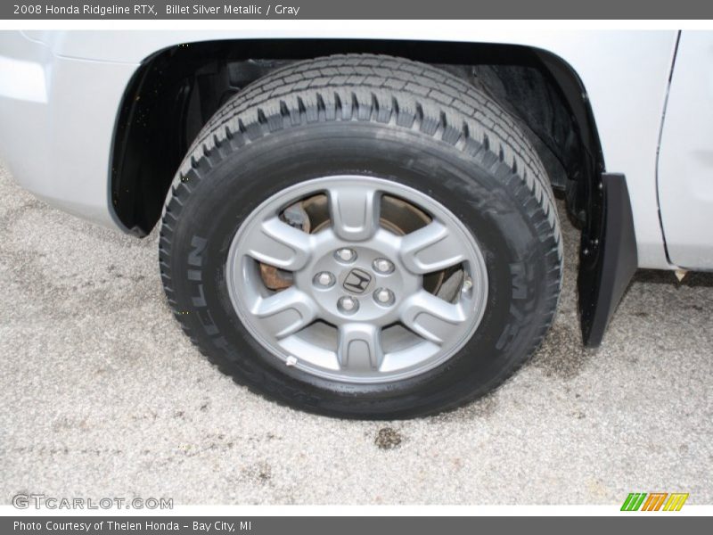 Billet Silver Metallic / Gray 2008 Honda Ridgeline RTX