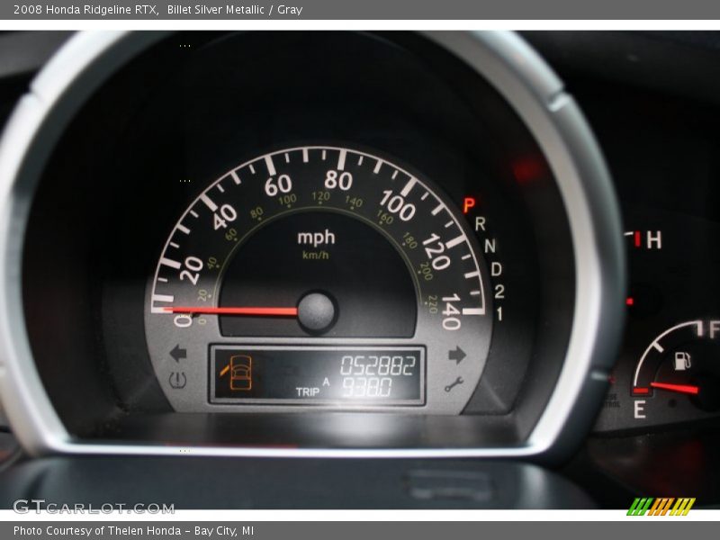 Billet Silver Metallic / Gray 2008 Honda Ridgeline RTX