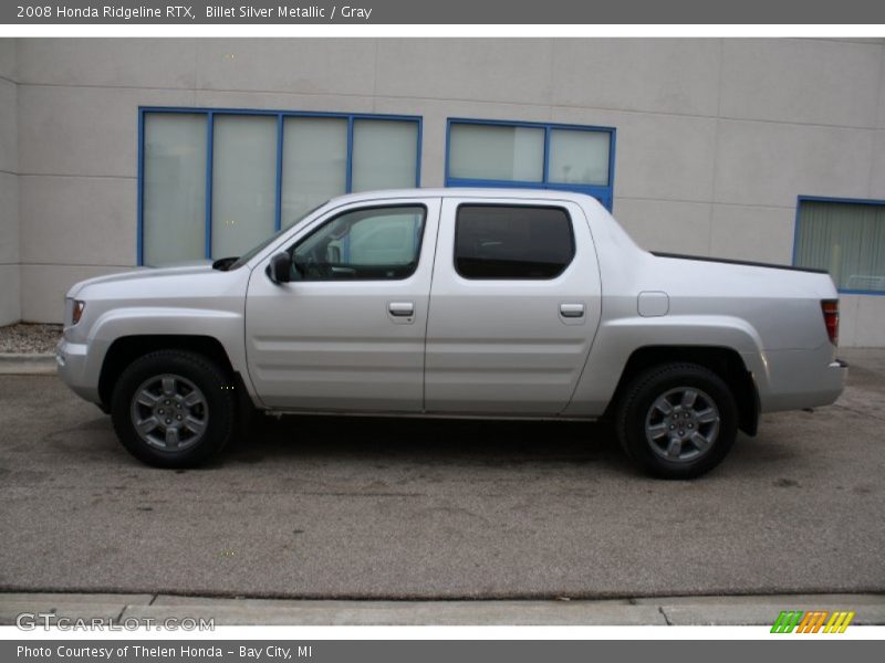 Billet Silver Metallic / Gray 2008 Honda Ridgeline RTX