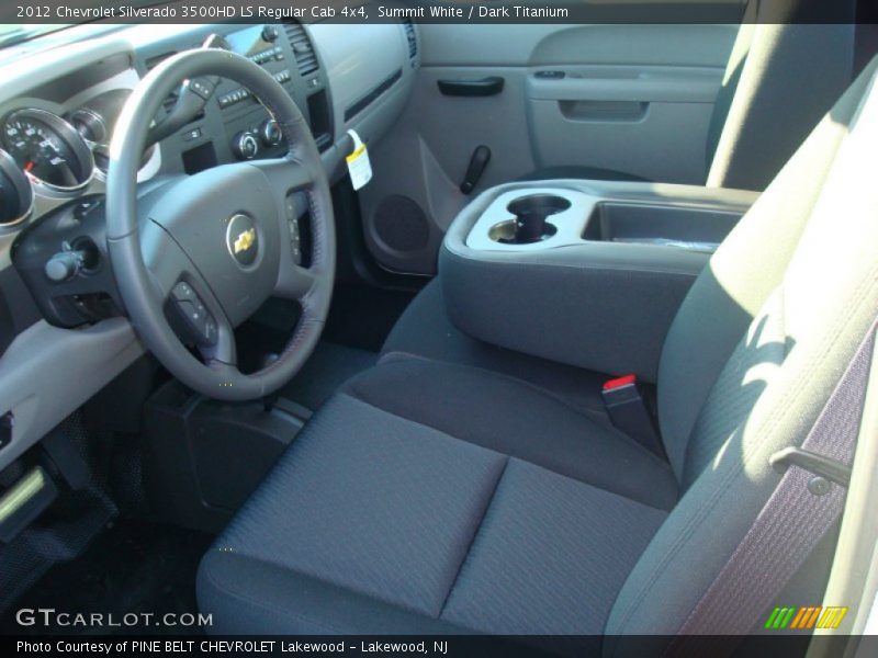 Summit White / Dark Titanium 2012 Chevrolet Silverado 3500HD LS Regular Cab 4x4