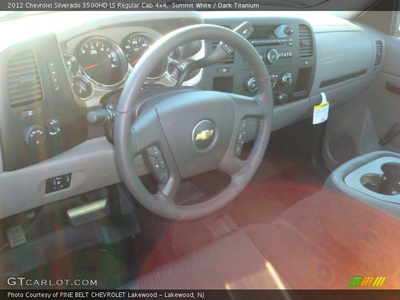 Summit White / Dark Titanium 2012 Chevrolet Silverado 3500HD LS Regular Cab 4x4
