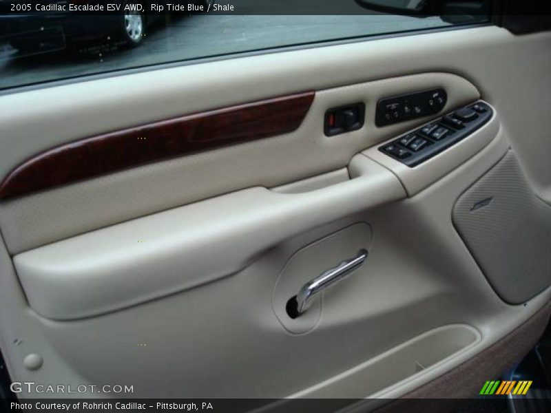 Rip Tide Blue / Shale 2005 Cadillac Escalade ESV AWD