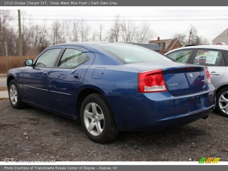 Deep Water Blue Pearl / Dark Slate Gray 2010 Dodge Charger SXT