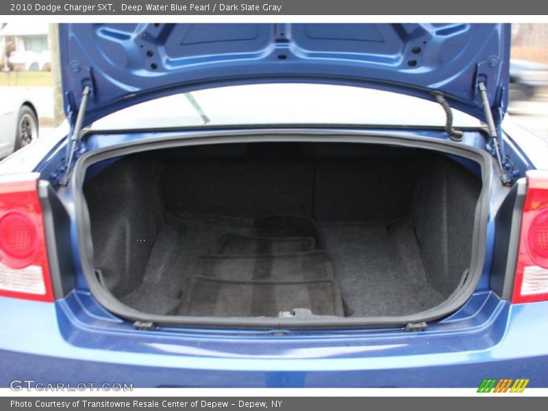 Deep Water Blue Pearl / Dark Slate Gray 2010 Dodge Charger SXT