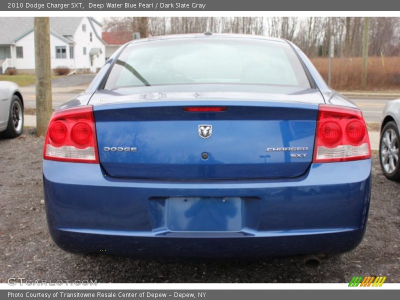 Deep Water Blue Pearl / Dark Slate Gray 2010 Dodge Charger SXT