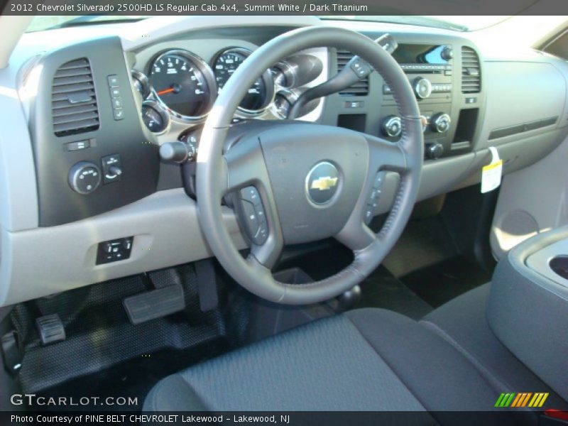 Summit White / Dark Titanium 2012 Chevrolet Silverado 2500HD LS Regular Cab 4x4