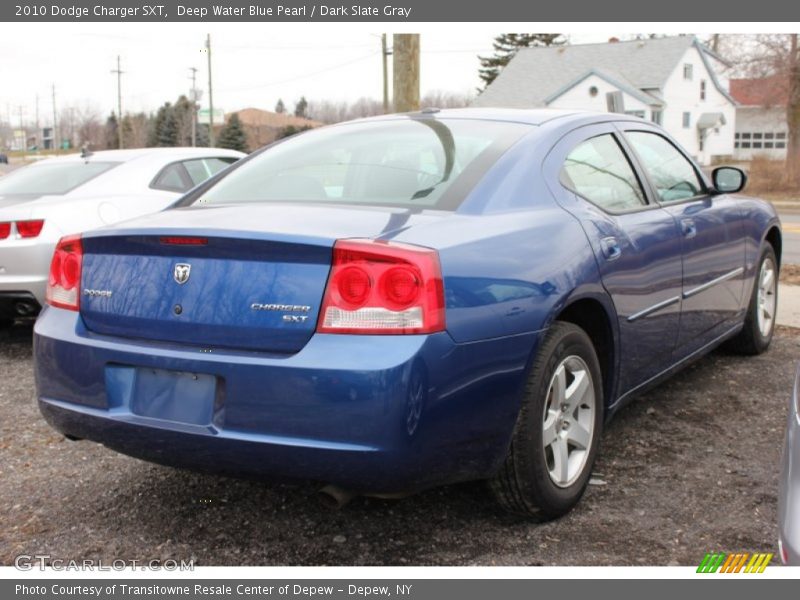 Deep Water Blue Pearl / Dark Slate Gray 2010 Dodge Charger SXT
