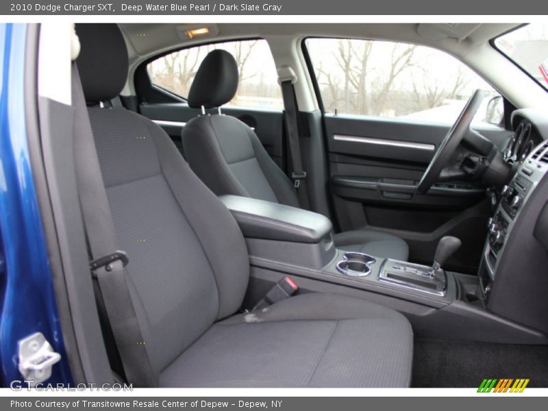Deep Water Blue Pearl / Dark Slate Gray 2010 Dodge Charger SXT
