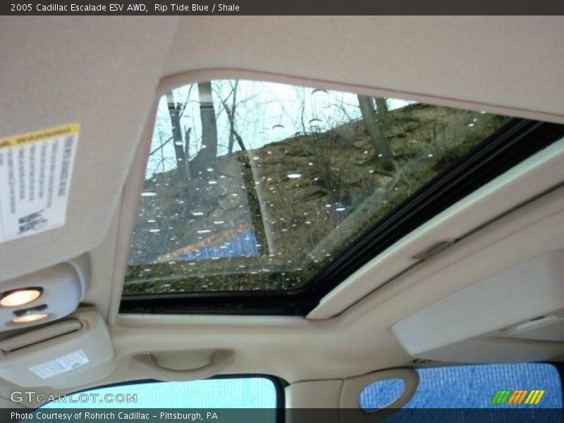 Rip Tide Blue / Shale 2005 Cadillac Escalade ESV AWD