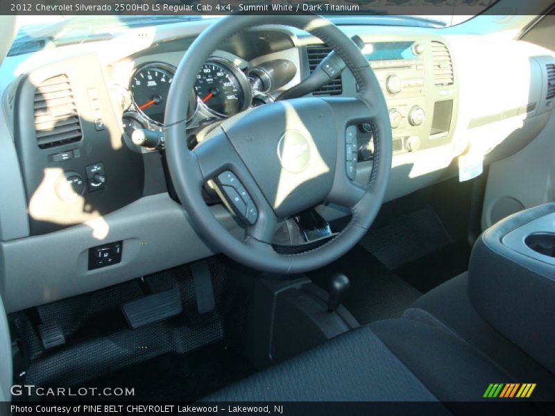 Summit White / Dark Titanium 2012 Chevrolet Silverado 2500HD LS Regular Cab 4x4