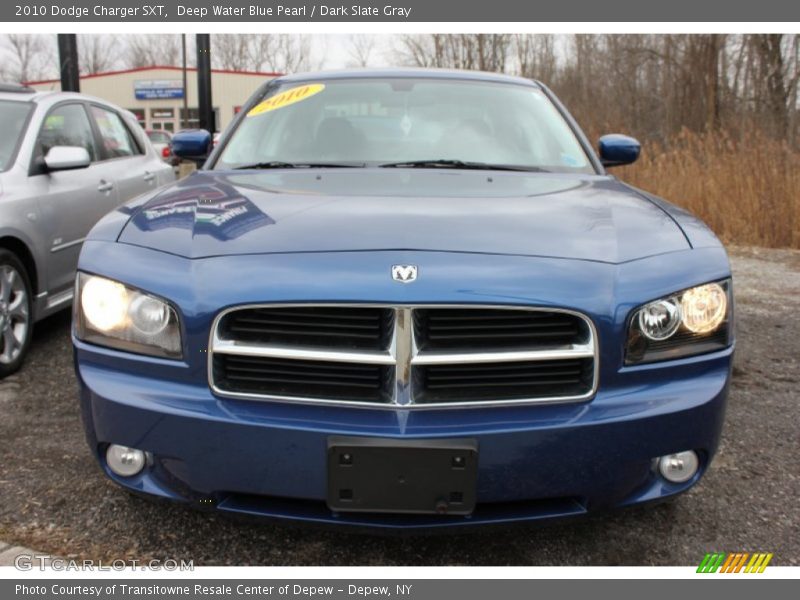 Deep Water Blue Pearl / Dark Slate Gray 2010 Dodge Charger SXT