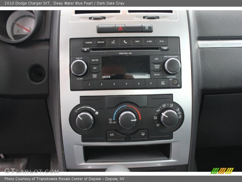 Deep Water Blue Pearl / Dark Slate Gray 2010 Dodge Charger SXT