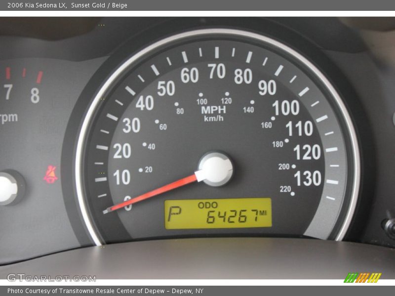 Sunset Gold / Beige 2006 Kia Sedona LX